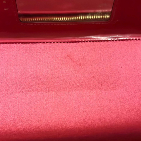 Cole Haan Woman’s Raspberry Sorbet Satin Small Penny Collection Clutch - Picture 11 of 11